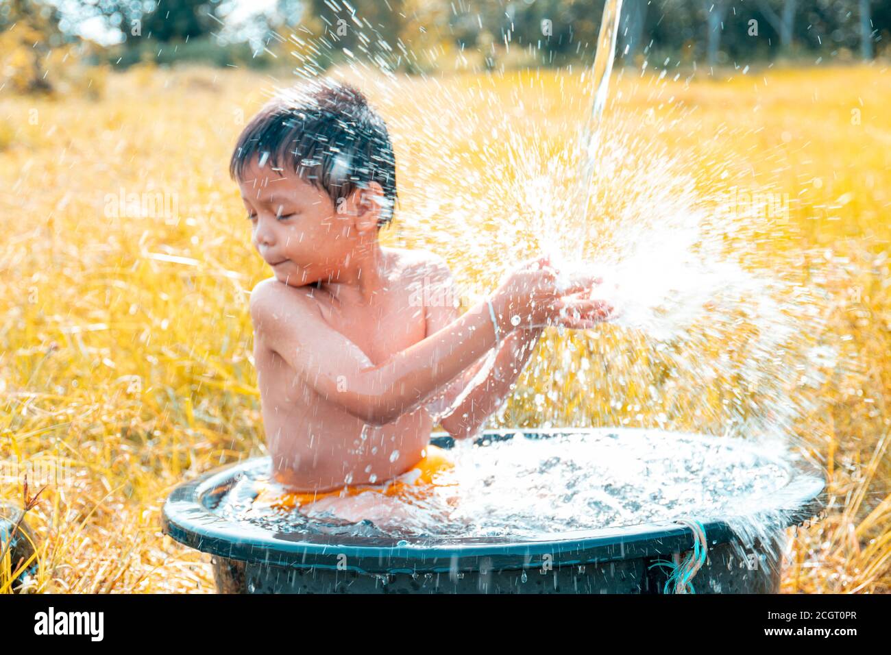 Boys water park in summer hi-res stock photography and images - Alamy