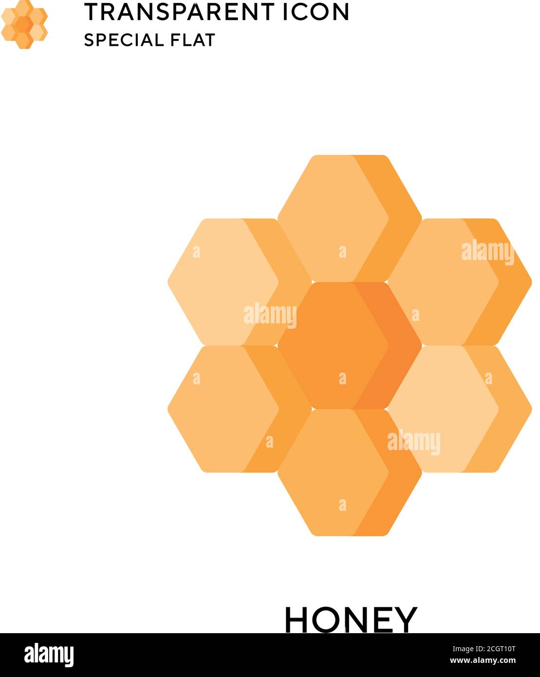 Pure natural honey jar label Stock Vector Images - Alamy