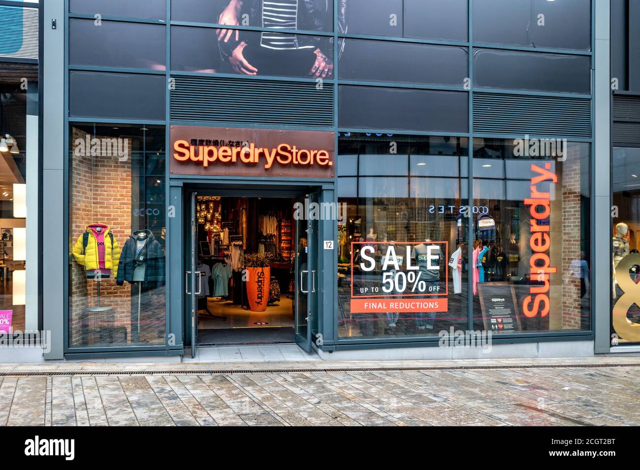 Superdry store in Almere, The Netherlands. Superdry plc is a UK branded  clothing company. It is listed on the London Stock Exchange Stock Photo -  Alamy