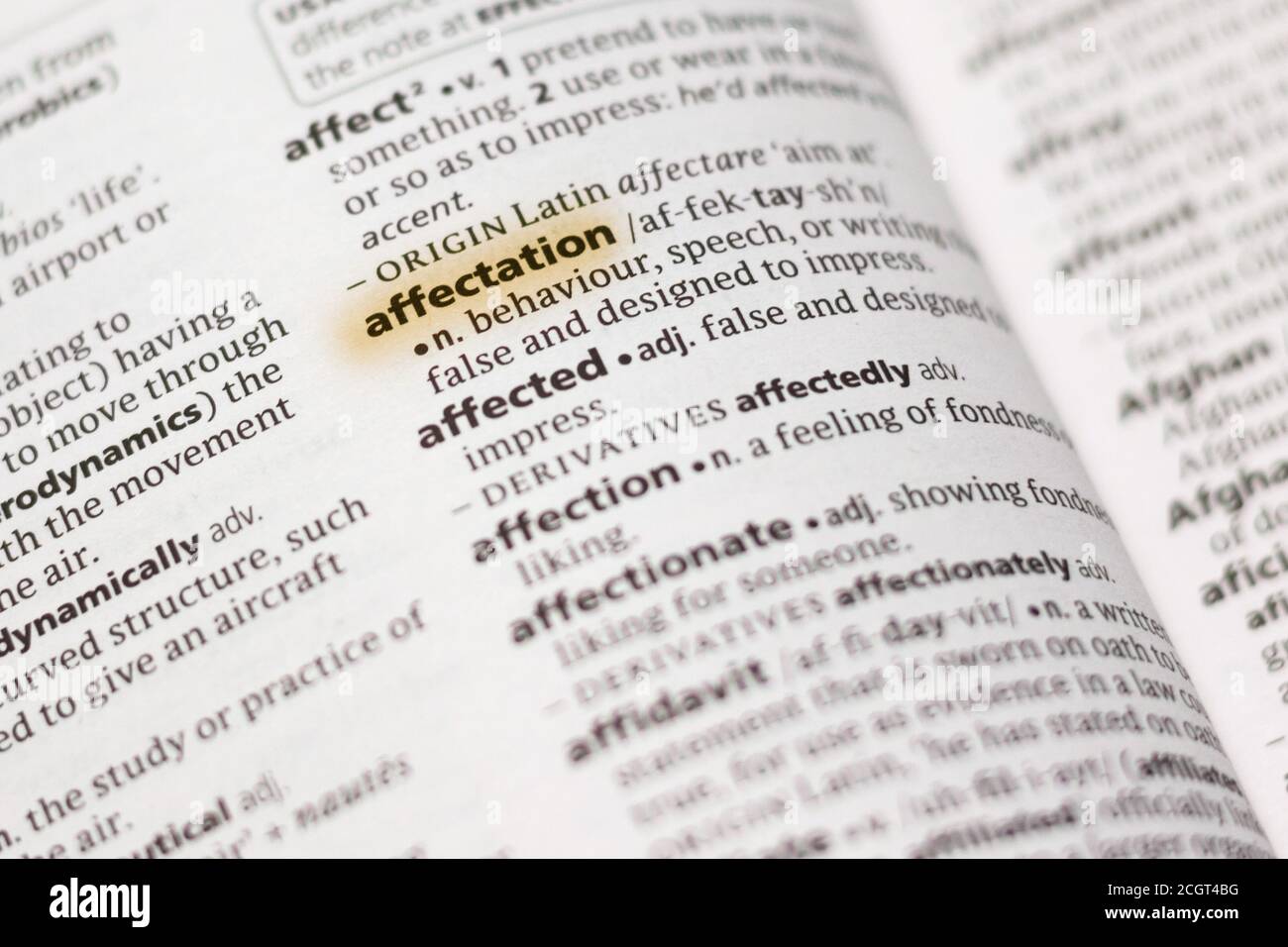 Affectation hi-res stock photography and images - Alamy