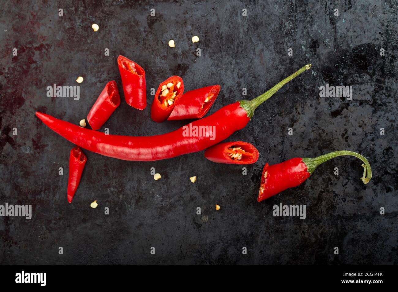 Chopped chilli cut out hi-res stock photography and images - Alamy