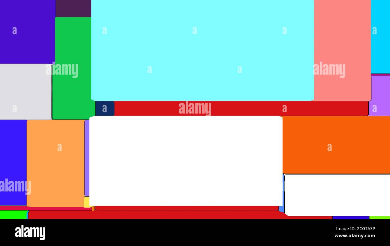 symmetrical abstract background of pixelated geometric shapes. Computer ...