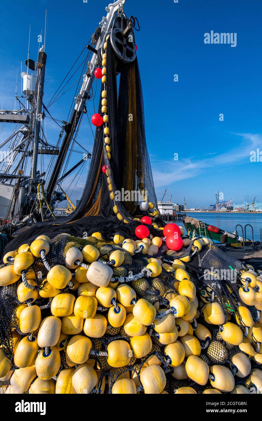 Commercial fishing boat net hi-res stock photography and images - Alamy