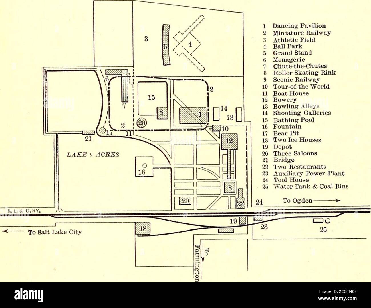 . Electric railway journal . onds.Franchises owned by the company provide for the operationof cars in Salt Lake City over 4 miles of track occupyingsome of the important streets of that city and around a blockadjoining the Federal Building, near the center of the businesssection of the city. Part of these tracks will be used jointlywith the Utah Light & Railway Company. The companyalso owns several pieces of property fronting on the streetstraversed by its tracks, which will be utilized as needed foran additional car shop and storage tracks and for freight andpassenger stations and other termi Stock Photo