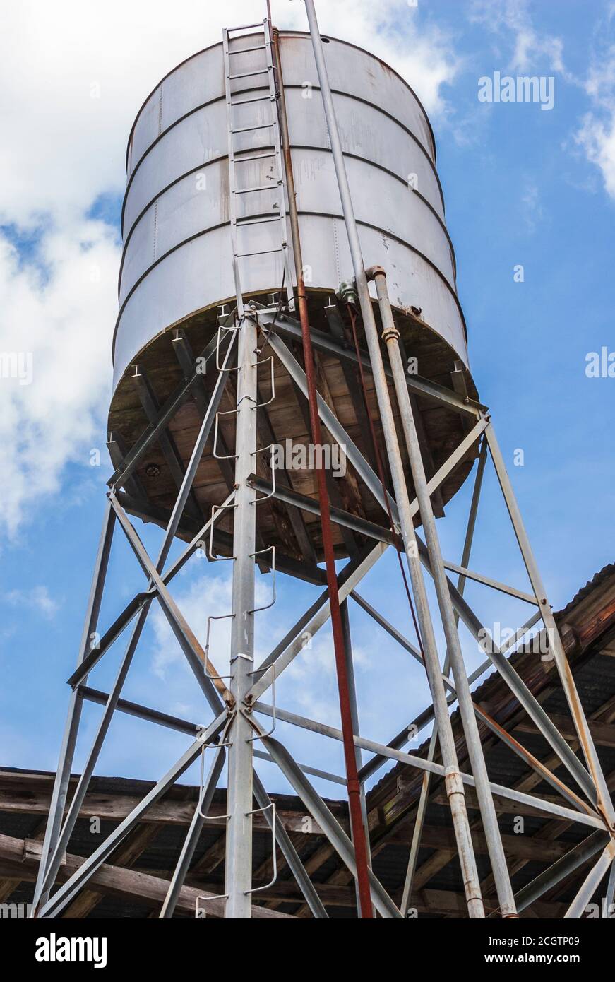 Texas Cotton Gin and Museum in Burton, Texas. Built in 1914, the Burton