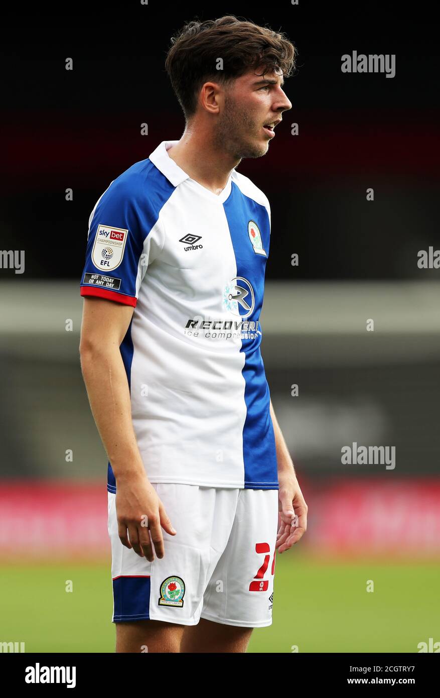 Blackburn Rovers' Joe Rankin-Costello in action during the Sky Bet Championship match at The Vitality Stadium, Bournemouth. Stock Photo