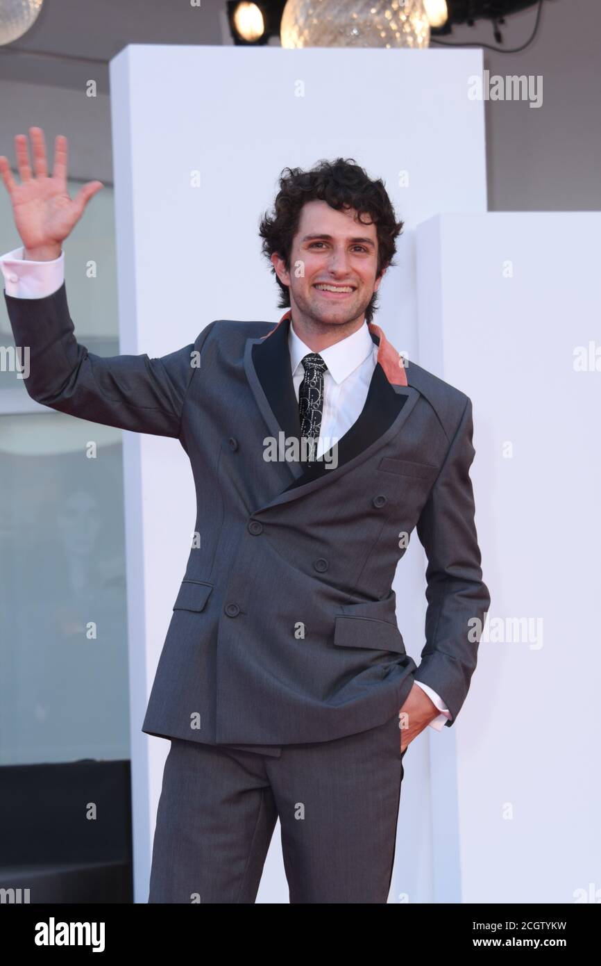 Venice, Italy. 12th Sep, 2020. 77th Venice Film Festival 2020, Red Carpet Closing Ceremony. Pictured Dario Yazbek Bernal Credit: Independent Photo Agency Srl/Alamy Live News Stock Photo