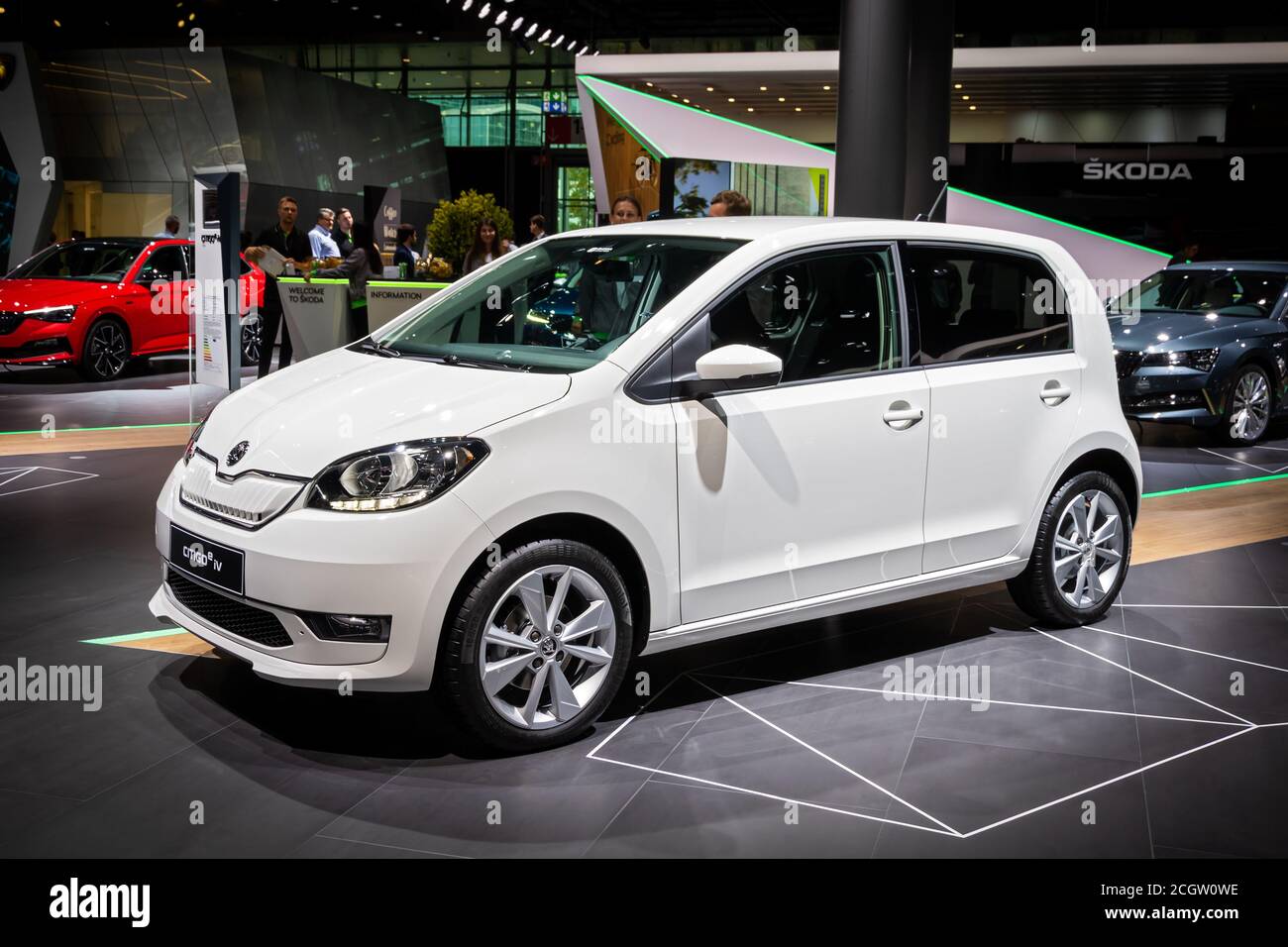 Skoda electric car hi-res stock photography and images - Alamy