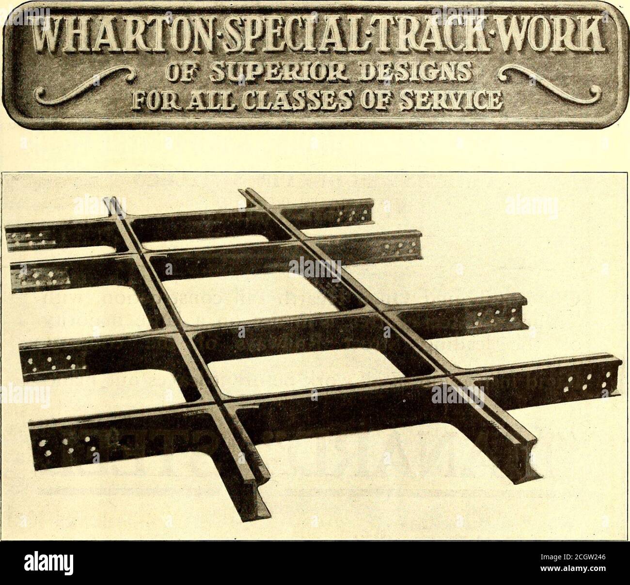 Electric railway journal . Era Manganese Steel POINTS,CROSSINGS 
