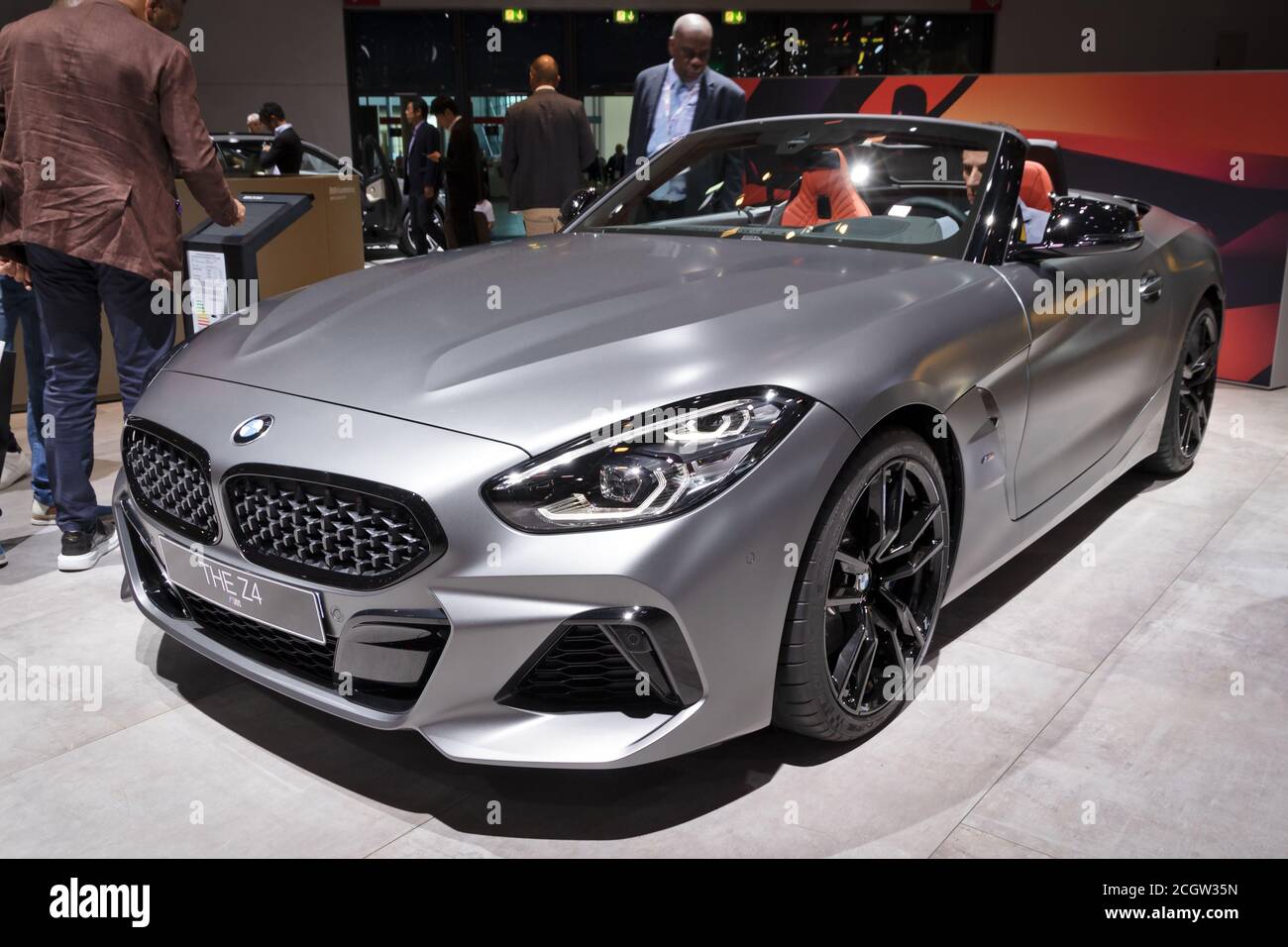 FRANKFURT, GERMANY - SEP 11, 2019: BMW Z4 Roadster car model showcased ...