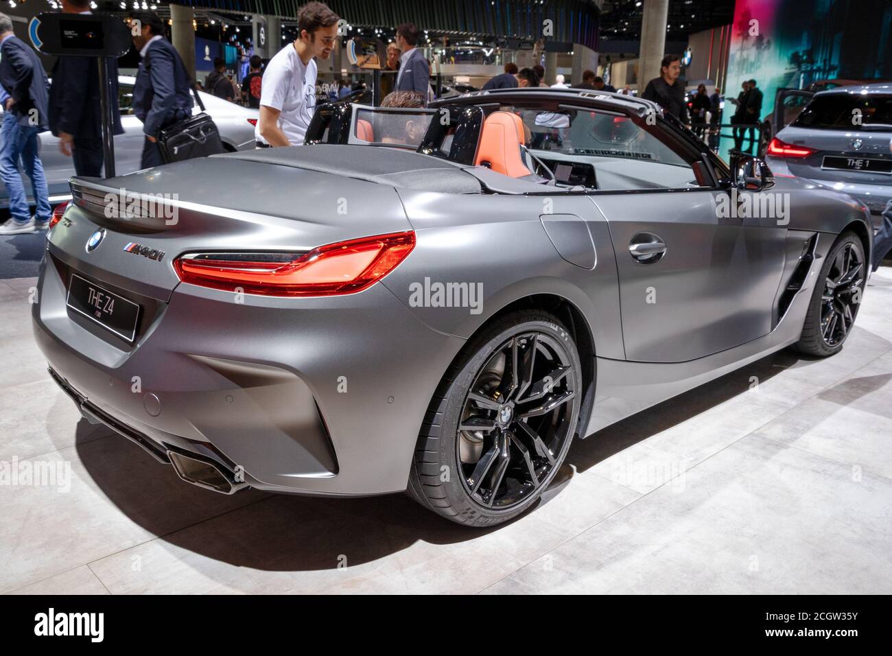 FRANKFURT, GERMANY - SEP 11, 2019: BMW Z4 Roadster car model showcased ...