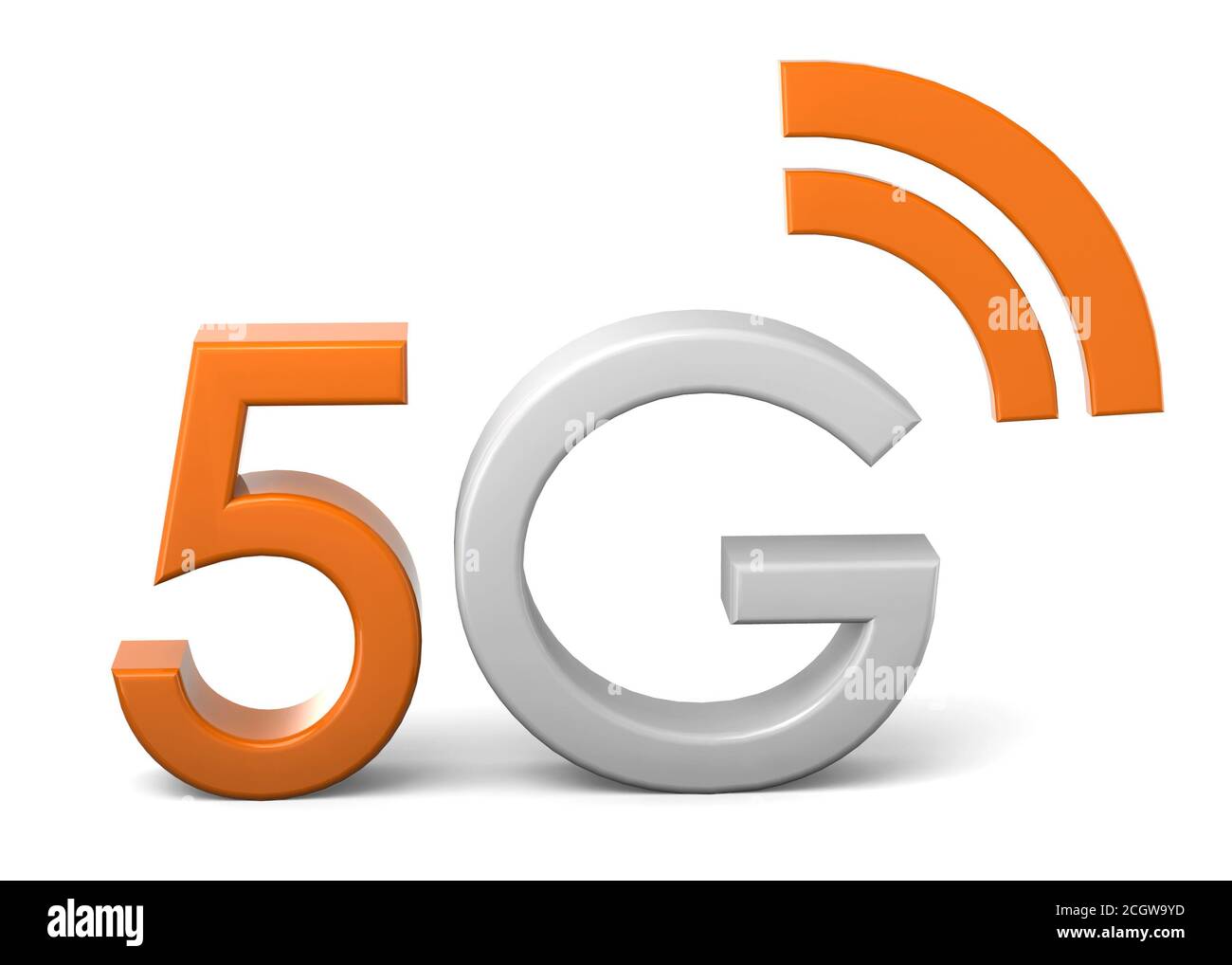 5G Connection - 3D Stock Photo
