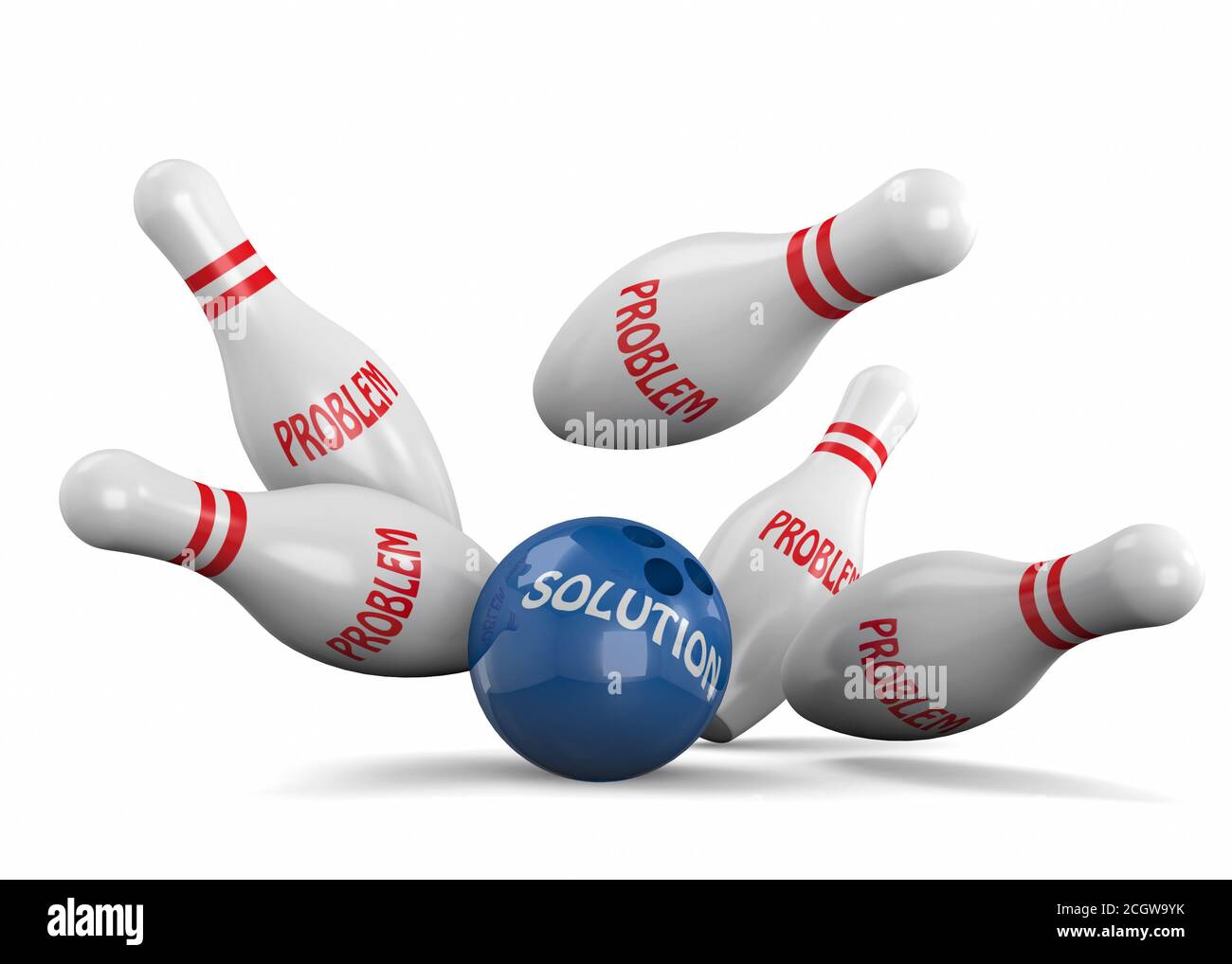 Solve the Problem Concept - 3D Stock Photo
