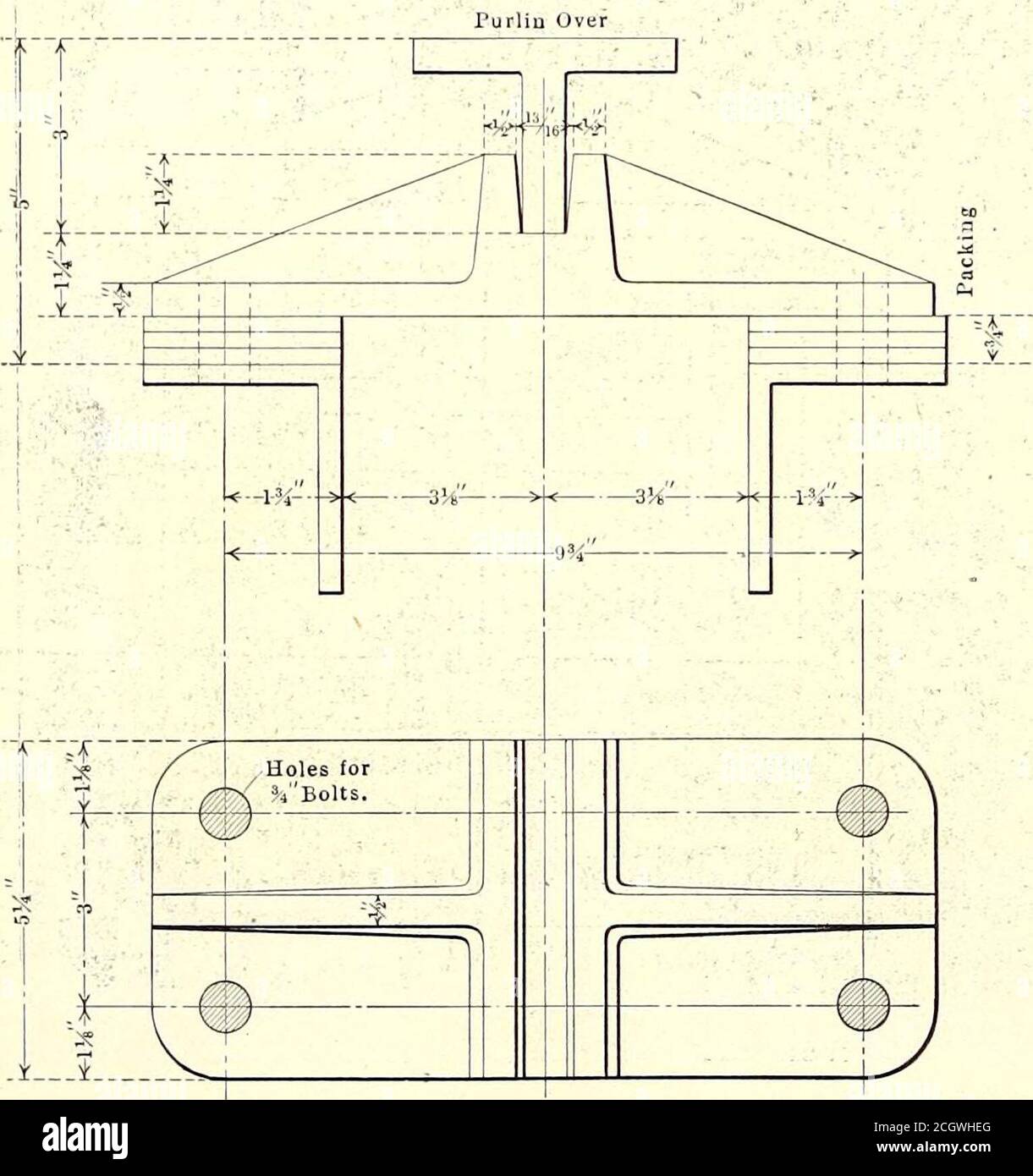 . Electric railway journal . Third Avenue Shops and Car House—Reinforced Ceiling,Concrete Floor and Pit in the Car Inspection Quarters row of six columns was taken out and the load is nowborne by 47-ft. 6-in. span trusses running east and west.Angles that would have been carried on the old columns. Electric Ry. Journal Third Avenue Shops and Car House—Chair and Shims Usedto Connect the Old and the New Trussesin the Car House are carried from the new trusses. The 7-in. columns atthe western end of the new trusses were also replaced by9-in. columns, but the eastern columns were originally 9-in. Stock Photo