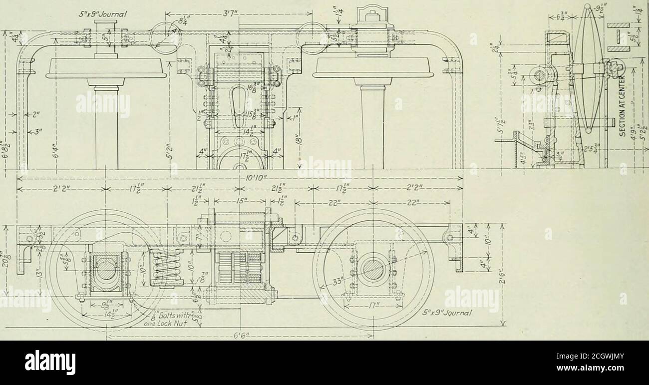 . Railway mechanical engineer . Sections Through Vestibule tained at