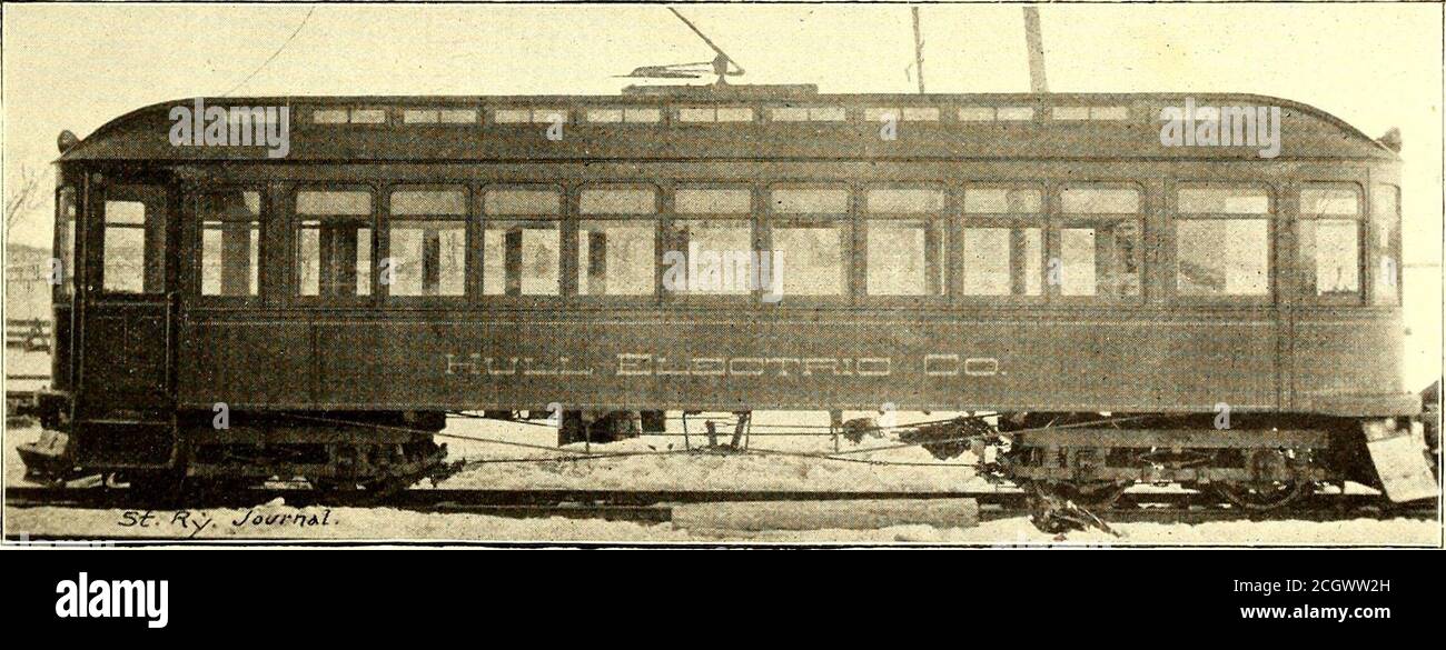 . The Street railway journal . INTERIOR OF CAR equipped with four G. E