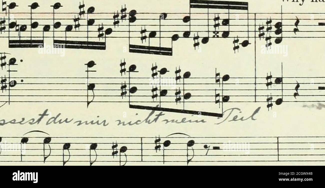 . Romeo and Juliet : opera in five acts . ÉI cru - el e - pouxL   thou cru-el man! ^-t-. de ($e poi-son fu-Why hast thou so be - % p ff/-K m s m 63-&ifÔL jrfL* M^&^&rtf** . te Tu ne nù nés - te Tu ne mas pas lais-se ma part!, reft me? There is no poi - son here for me!   PPïrf i ft«% EC X.vET * a *tV p%ÏJ%wv f tk :«* rfm.  o  in ^#ffl%tftfN i a tempo =4 ^ ^ru^&lt;^e. éCc&lt;^ j&U r i r * »p p »p, ^ i r-r * poi i allarg. it Ah! Ah! a tempo for - tu - ne poiyet a way I gnard!.see! Ï=E $t ï^ 3=ê « g=| *E 13203 ■ 264 JLjU-^ Ajj^^Q^A^^C^ i^^^A^m (She stabs herself.), Romeo (terror stricken.) à=*À Stock Photo