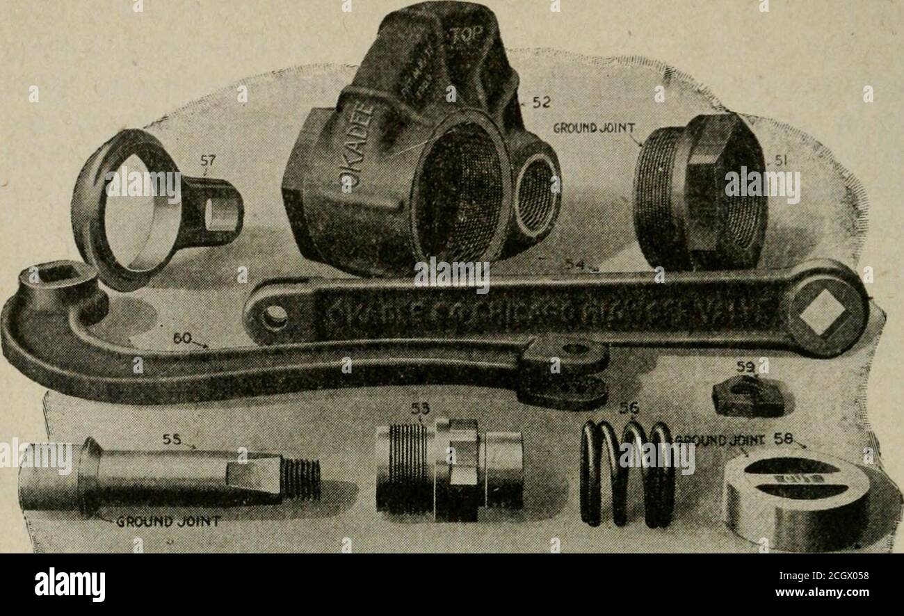 Science Of Railways Okadee Blow Ofe Valve This Valve As Shown In The Illustration Has No Stuffing Box A 45 Degree Shoulder On Inner End Of Tool Steel Stem Forms Ajoint With