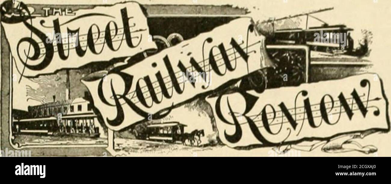 . The street railway review . Rochester & Irondequoit R. R. Co., has been incorporated with acapital stock of $420,000. of which $350,000 is preferred stock. Frederick Cook,George W. Archer. William C. Barry. John N. Tieckley, Jacob Gerling, Ber-nard Dunn, Joseph C. Tone, Albrecht Vogt, William Purcell. W. D. Ellwangcr.F. S. Upton, Max Brickner and Louis Griesheimer. nil of Rochester, are di-rectors. ROCKTLLF, CENTER. N. Y.—The Nassau Belt Line Traction Co. whichwas organized March 17th. 1899, has completed its organization, obtained itsconsent from hi. Railroad Commissioners, has all its loc Stock Photo