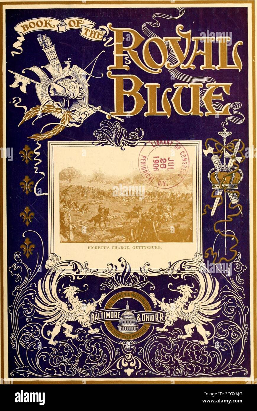 . Book of the Royal blue . ^^tJ,r^ D.B.MARTIN. MAHAoca PAssencfo r»Arric. BAlTIMOne.MD B.N.AUST/N. -V-V/s oenl pass.Ace/vr. CHICAGO. ^&gt; c.w.a^sserr.  aeNLPASS.AS£NT.BALTIMOR£. -*; CorbUt R»llfty Prlotljig Co .Ctdofcgo Vol. IX, JULY, 1906. No. 0,. ALEXANDRIA, VA., A TOWN WITH A HISTORY. QQ 1 Q] The New Baltimore & Ohio Up-^fJlJL IcJL* Town Terminal in New York City Stock Photo