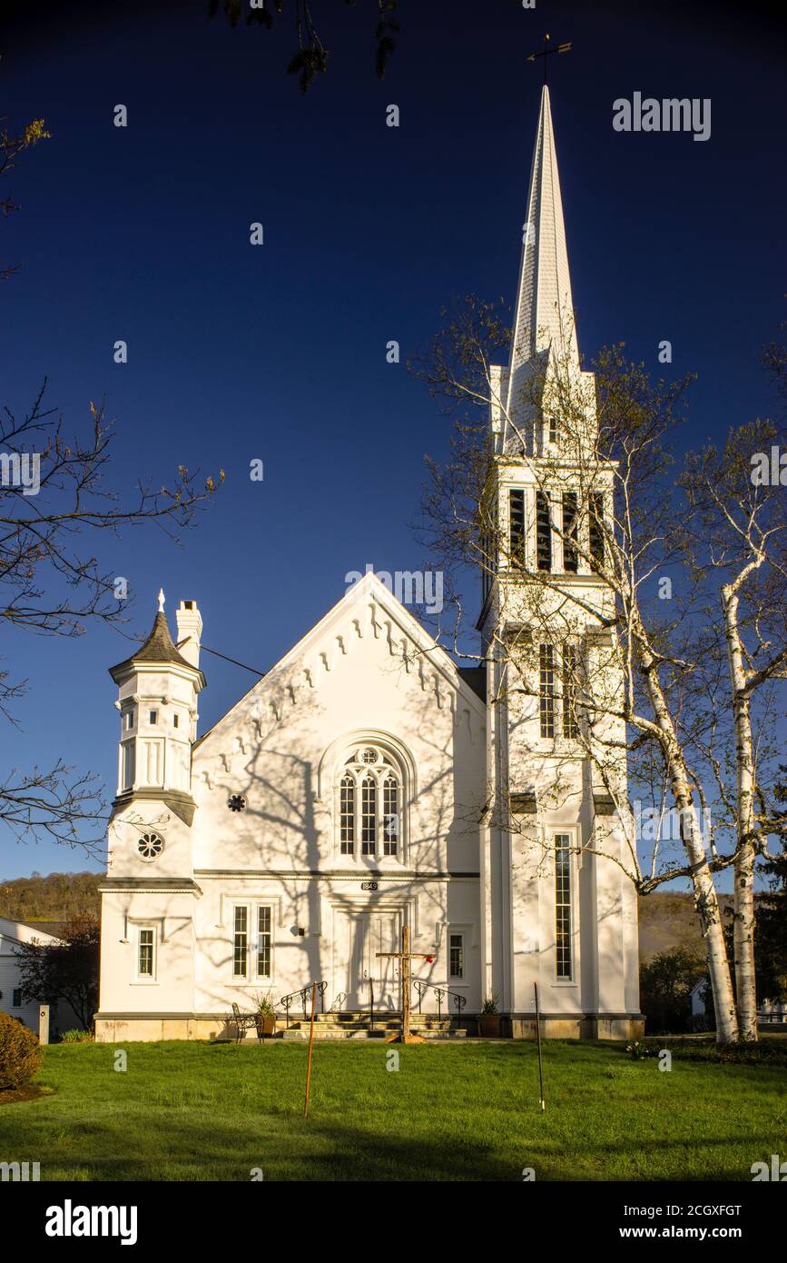 First Congregational Church   Kent, Connecticut, USA Stock Photo