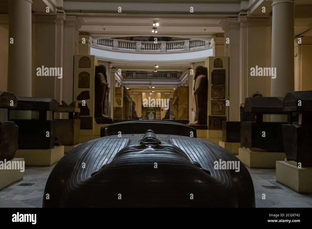 Egyptian museum cairo sarcophagus hi-res stock photography and images ...