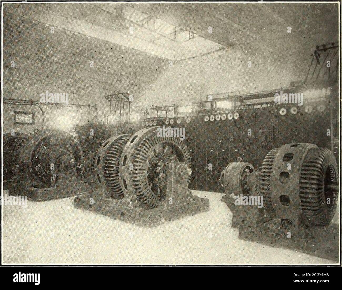 . Electric railway journal . C, P. & E. Power—Main Switchboard in Power
