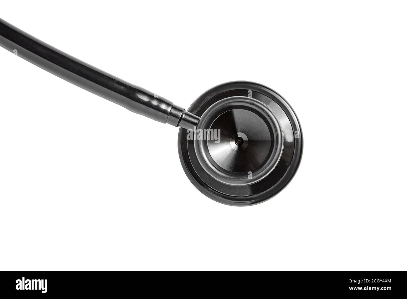 Black stethoscope isolated on white hi-res stock photography and images ...