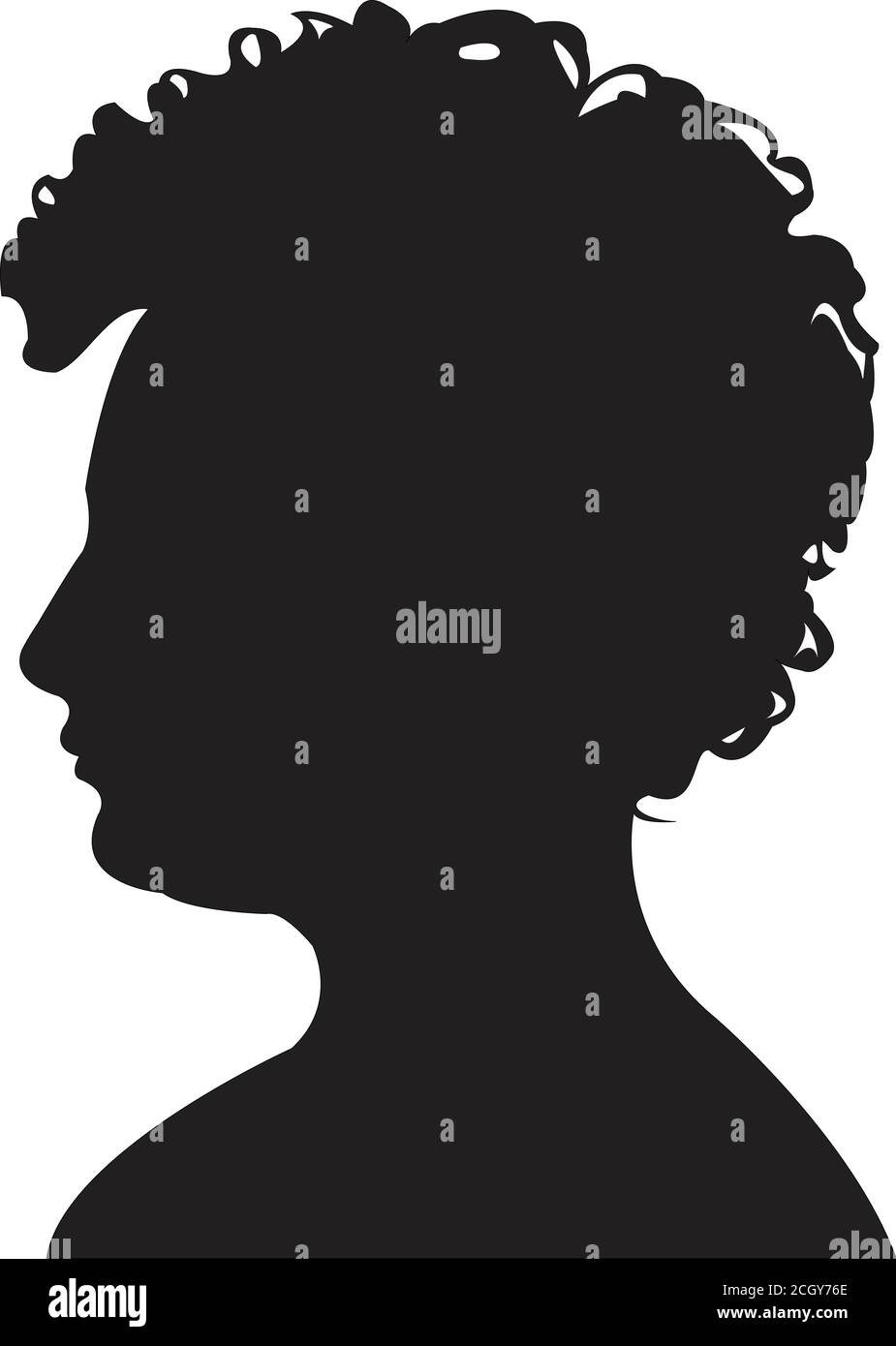 a young man head silhouette vector Stock Vector Image & Art - Alamy