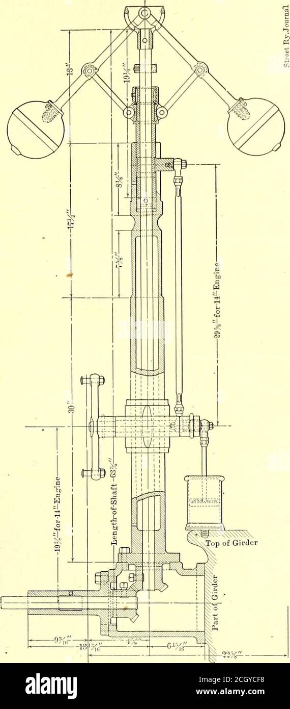 . The Street railway journal . Street Ry. Journal FIG. 66— PLAN AND SIDE ELEVATION OF FRAMING—WHITEHILL-CORLISS ENGINE principal details of the Rice & Sargent engine, illustratedin the first paper of this series, were not as fully describedas they should have been. The company calls atten-tion to the fact that the independent eccentrics for steam STEEL CKANK SHAFTS OF THE BETHLEHEM IRON COMPANY In the first article, October, 1897, the necessity of pro-viding rigid shafts for engine dynamos was carefullypointed out, some illustrations given of relative sizes and May, 1898.] STREET RAILWAY JOURN Stock Photo