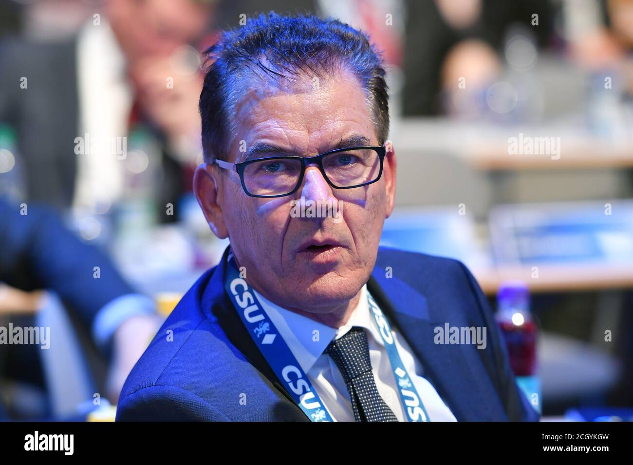 Munich Deutschland 13th Sep 2020 Media Report Csu Federal Minister Gerd Mueller Surprisingly Announces Withdrawal Archive Photo Gerd Mueller Federal Development Minister Single Image Trimmed Single Motif Portrait Portrait Csu Party