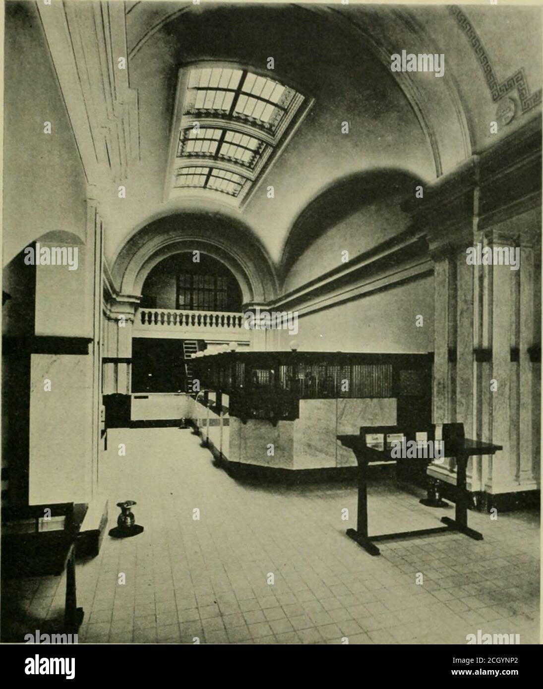 The Architect Engineer Of California And The Pacific Coast Vaults And Marble Clock Los Angeles Bank Lnteriorparkinson Bergslrom Architects Eicht Storv Builuinc Cost Of Building 225 000 00 Cost Of Lot