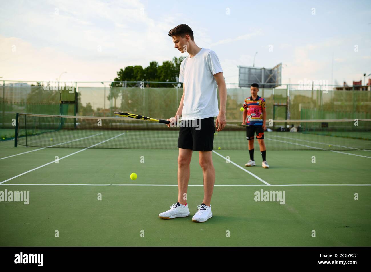 Male tennis players hi-res stock photography and images - Alamy