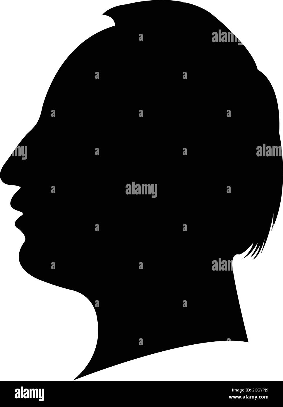 a man head silhouette vector Stock Vector Image & Art - Alamy