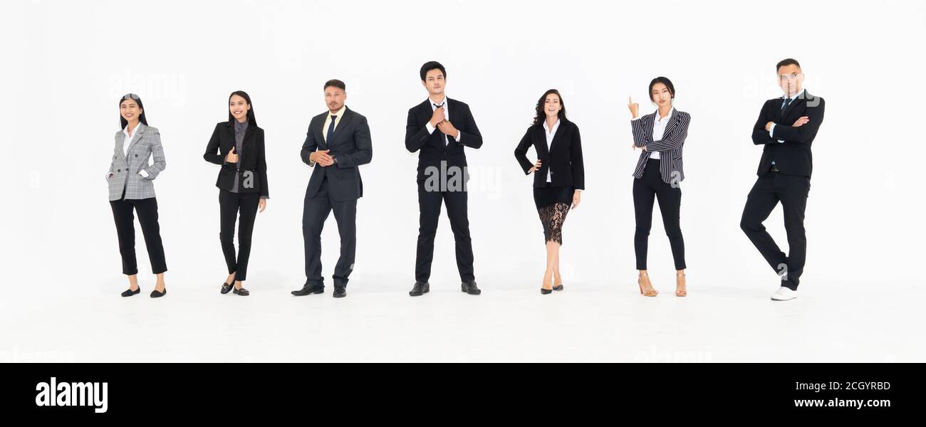 Group of people wearing suit Cut Out Stock Images & Pictures - Alamy