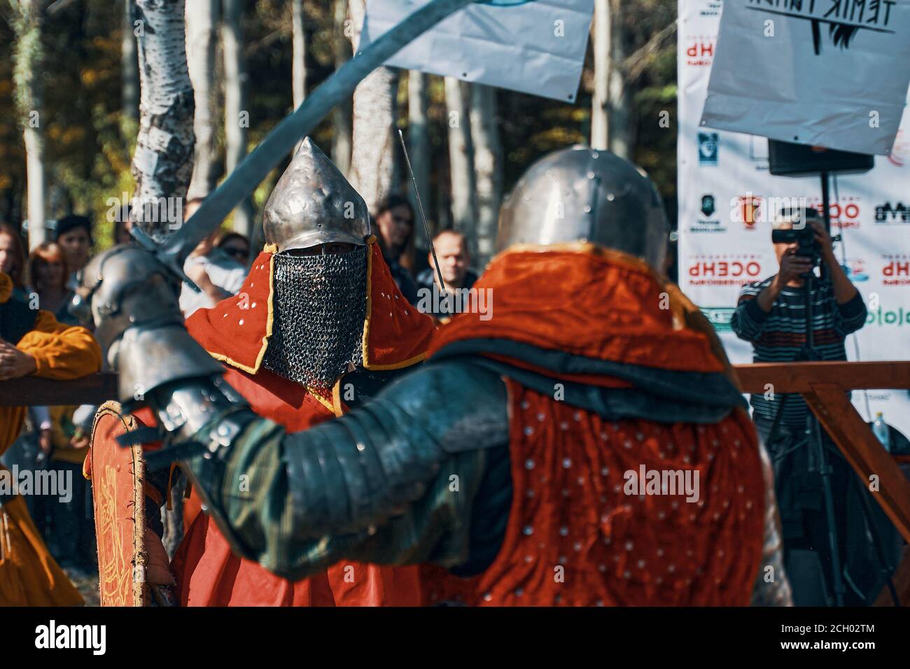 Reconstruction of knightly battles. Simulation of medieval battles