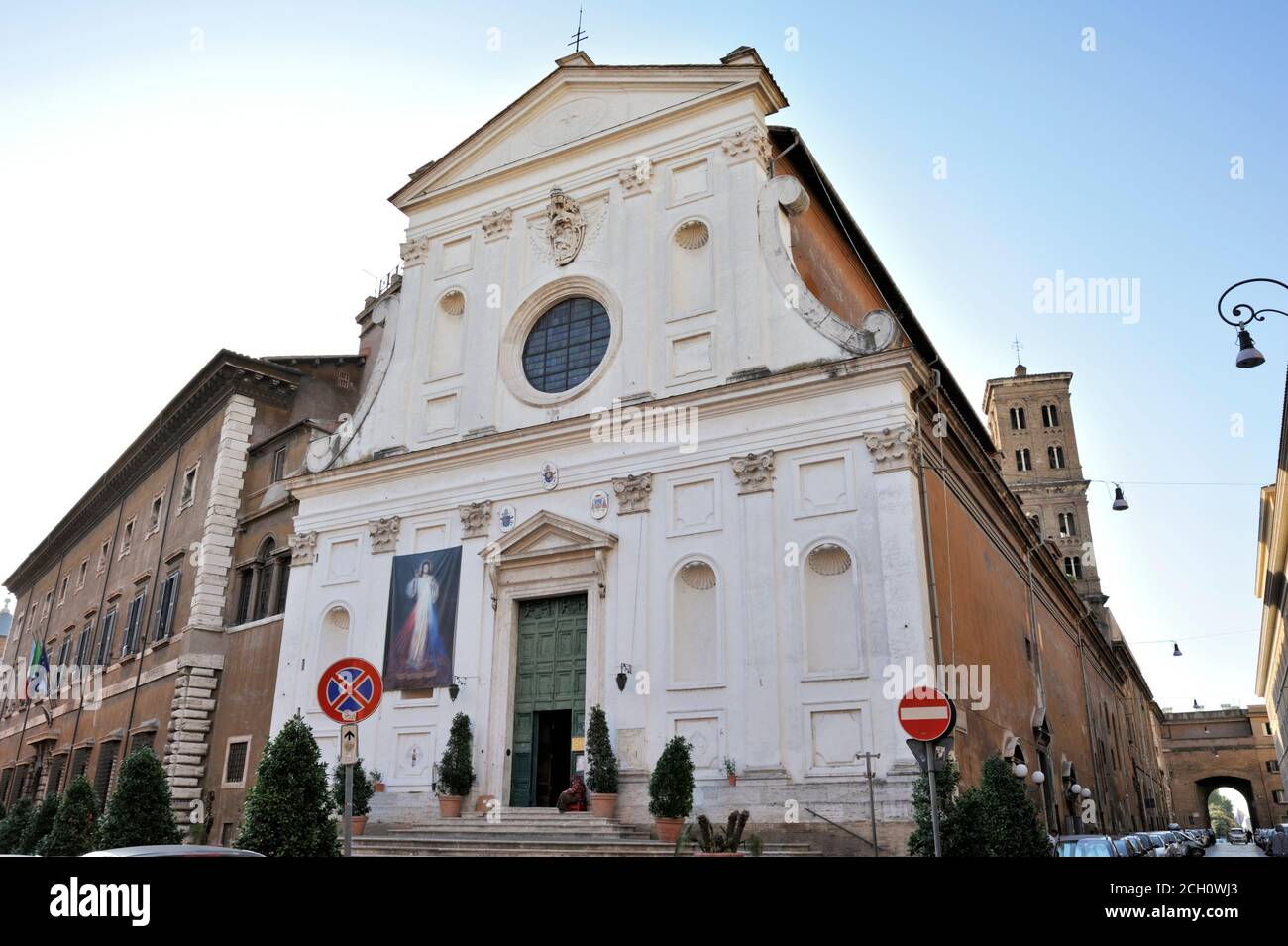 italy, rome, church of santo spirito in sassia Stock Photo