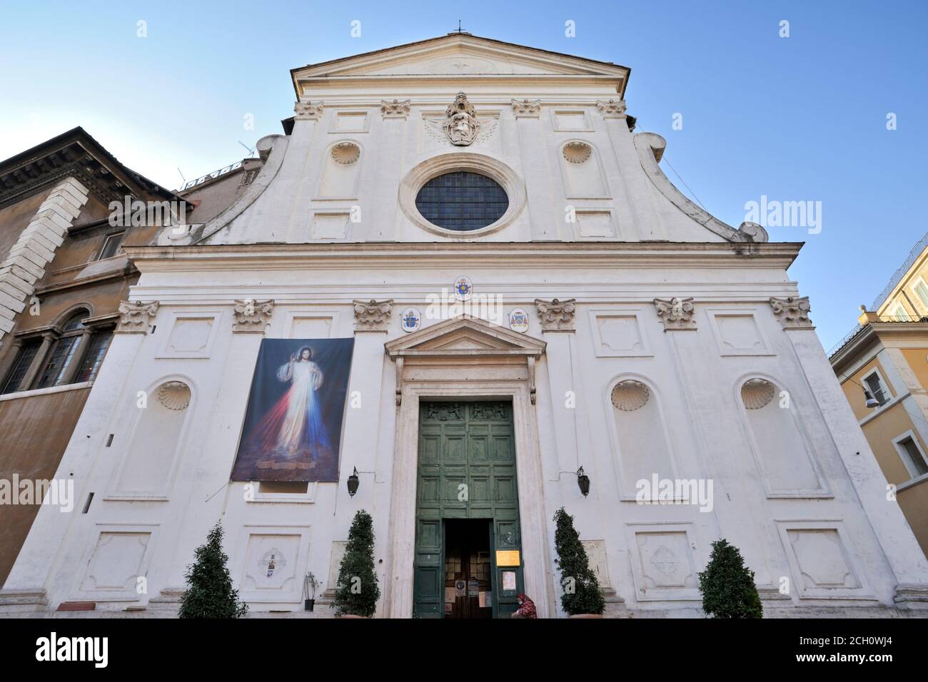 italy, rome, church of santo spirito in sassia Stock Photo