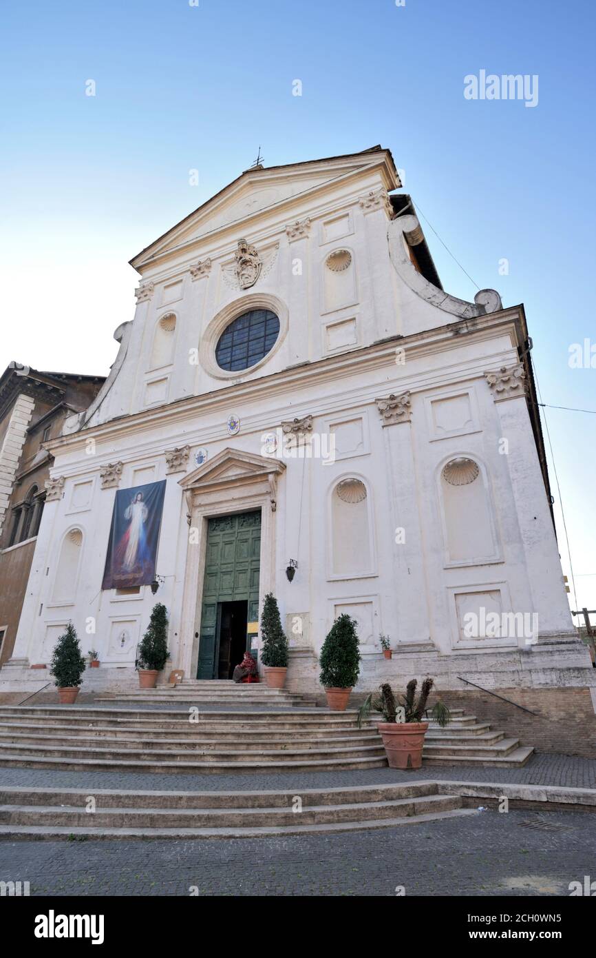italy, rome, church of santo spirito in sassia Stock Photo