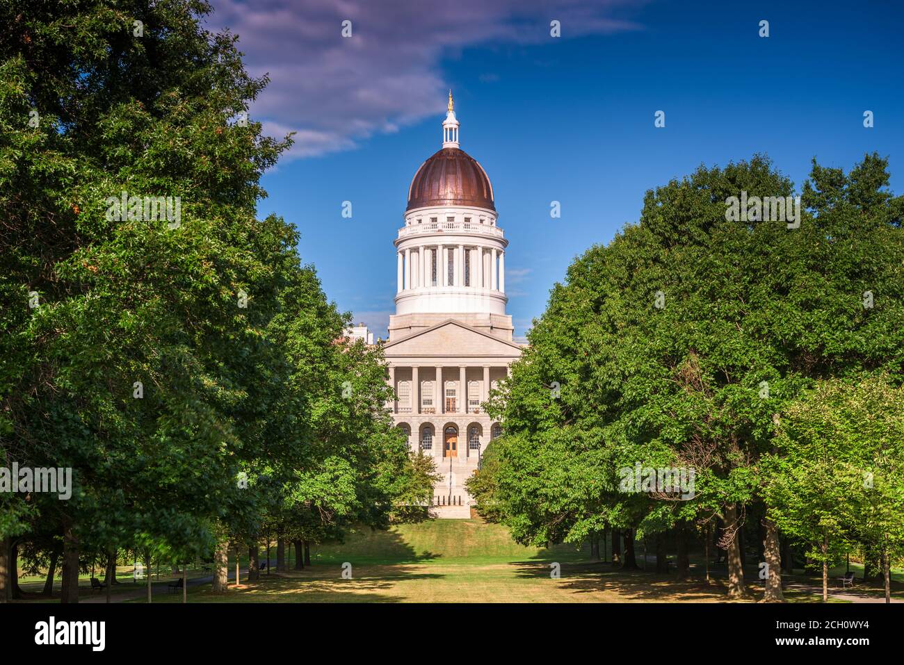 The Maine State House in Augusta, Maine, USA Stock Photo Alamy