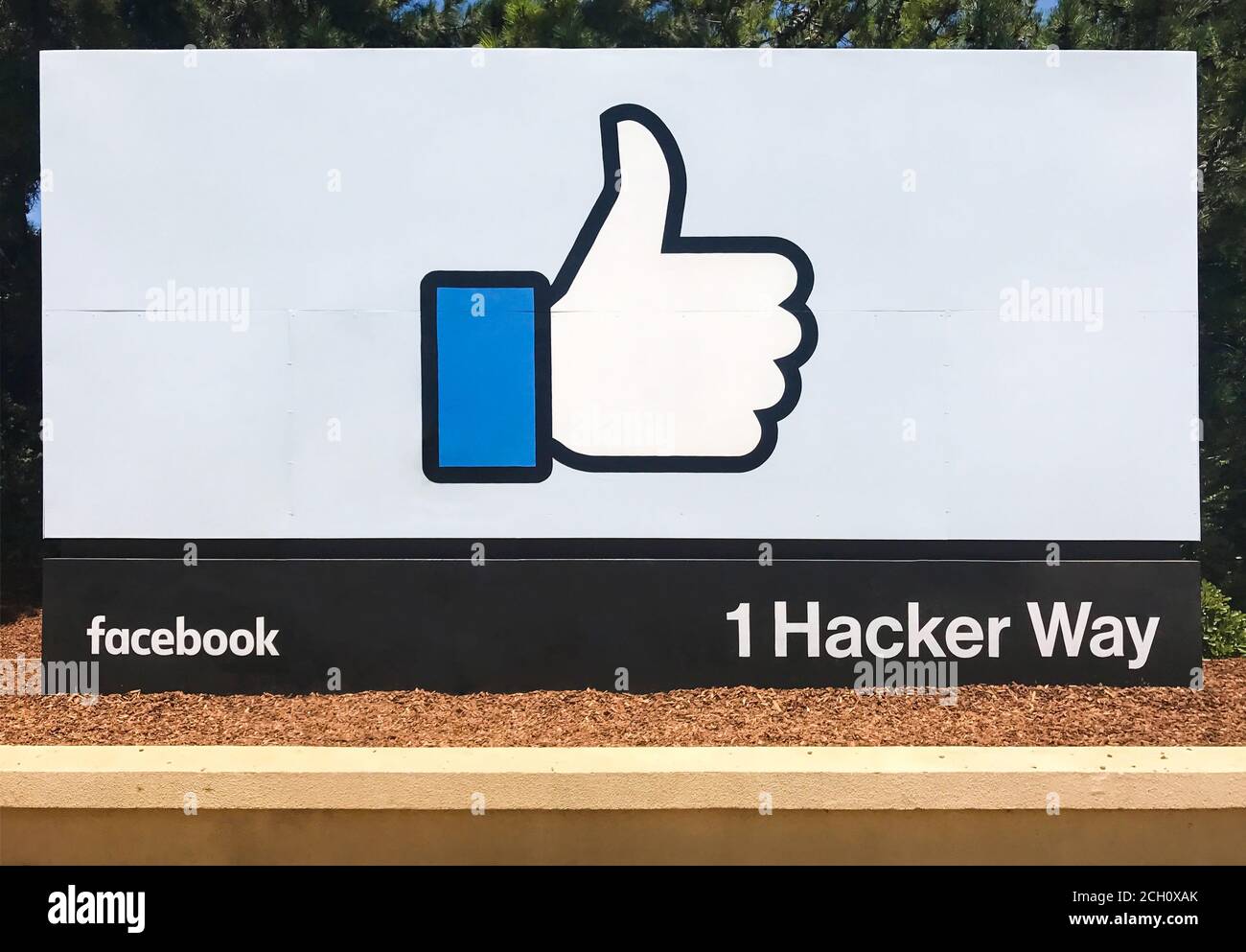 Facebook headquarters Stock Photo