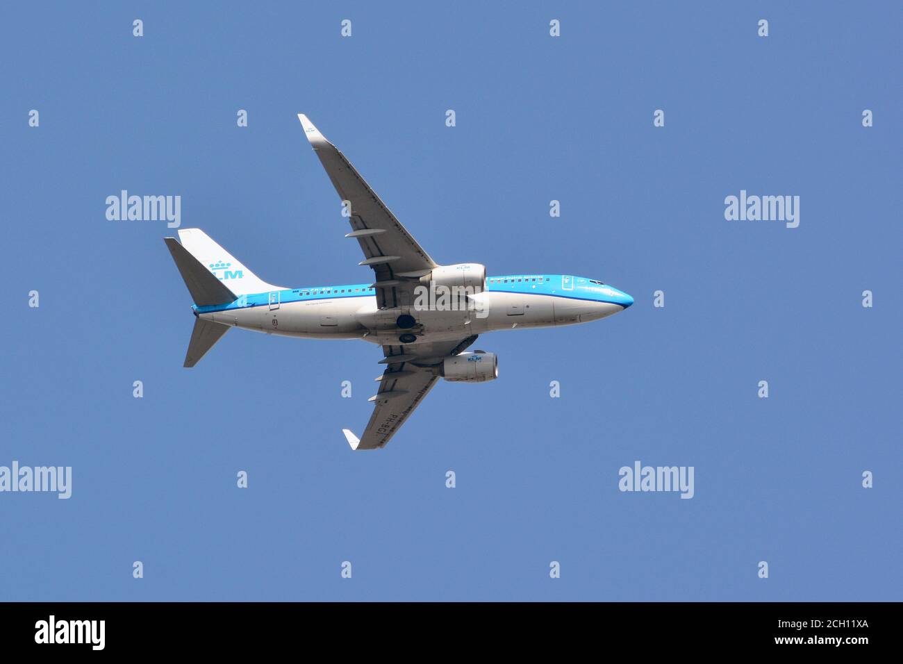 KLM - Boeing 737-700 airplane Stock Photo