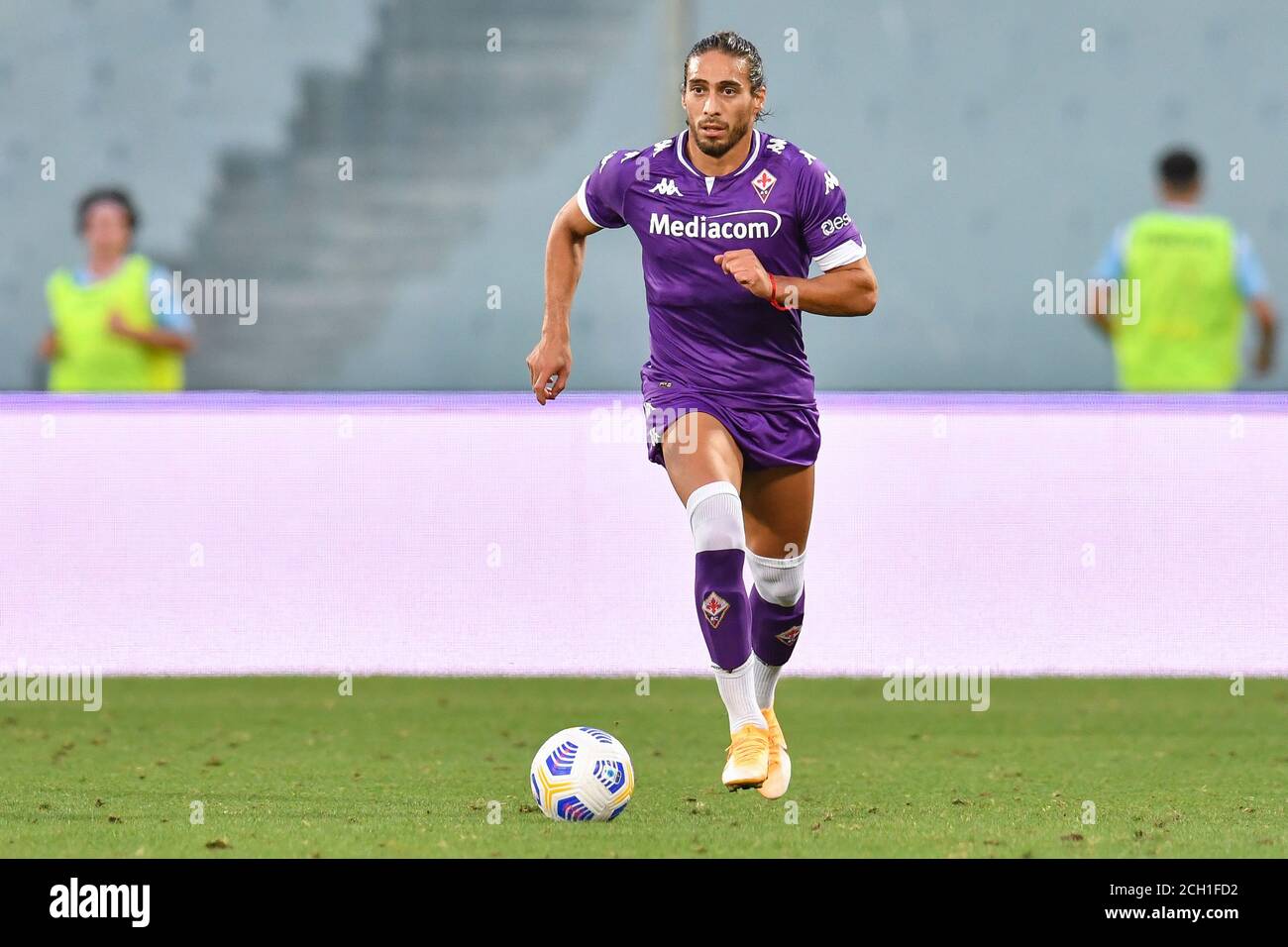 Martin Caceres (Fiorentina) during Fiorentina vs Reggiana, Soccer Test Match, Florence, Italy, 12 Sep 2020 Stock Photo