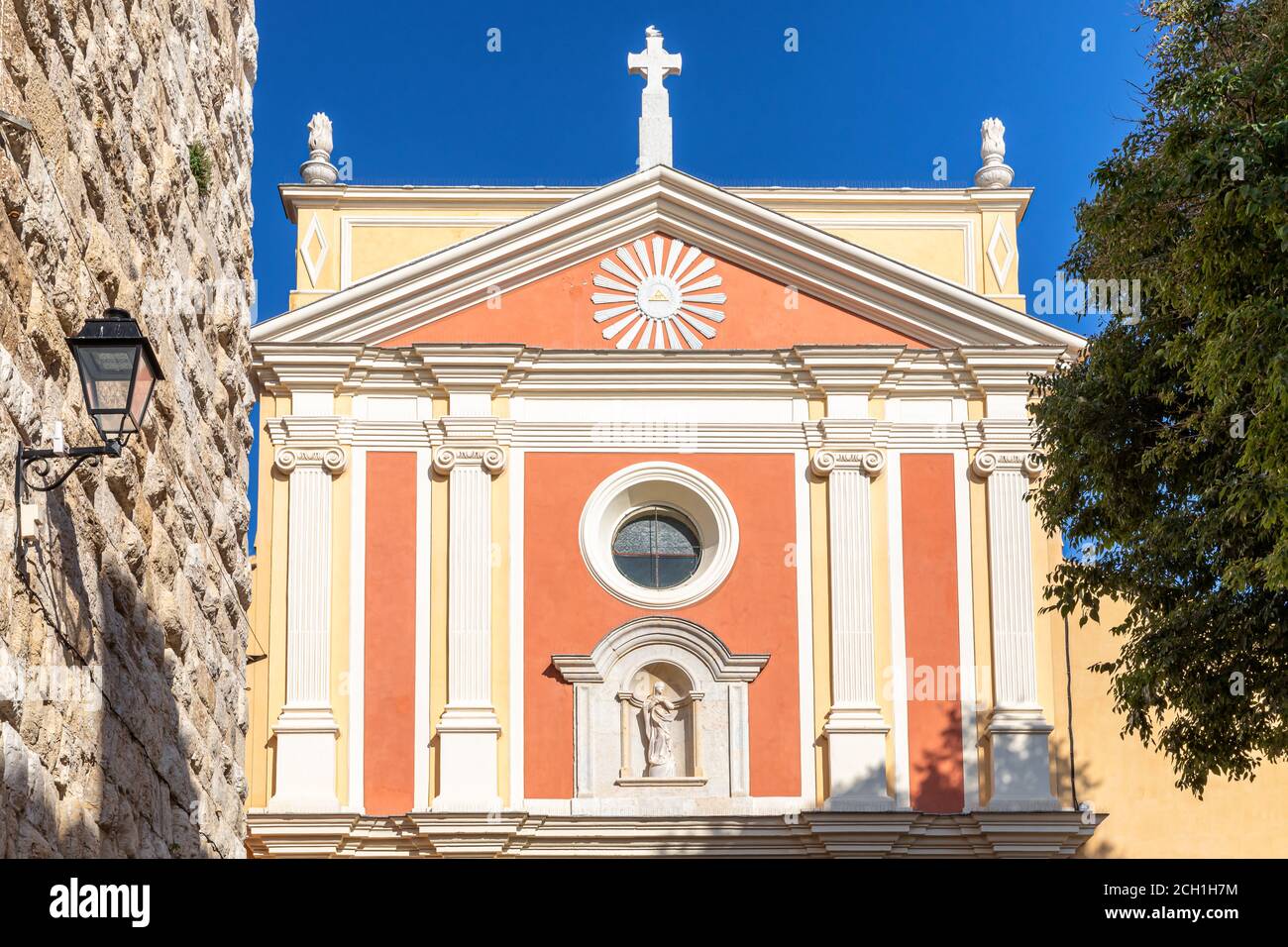 Antibes Cathedral, Antibes, France Stock Photo