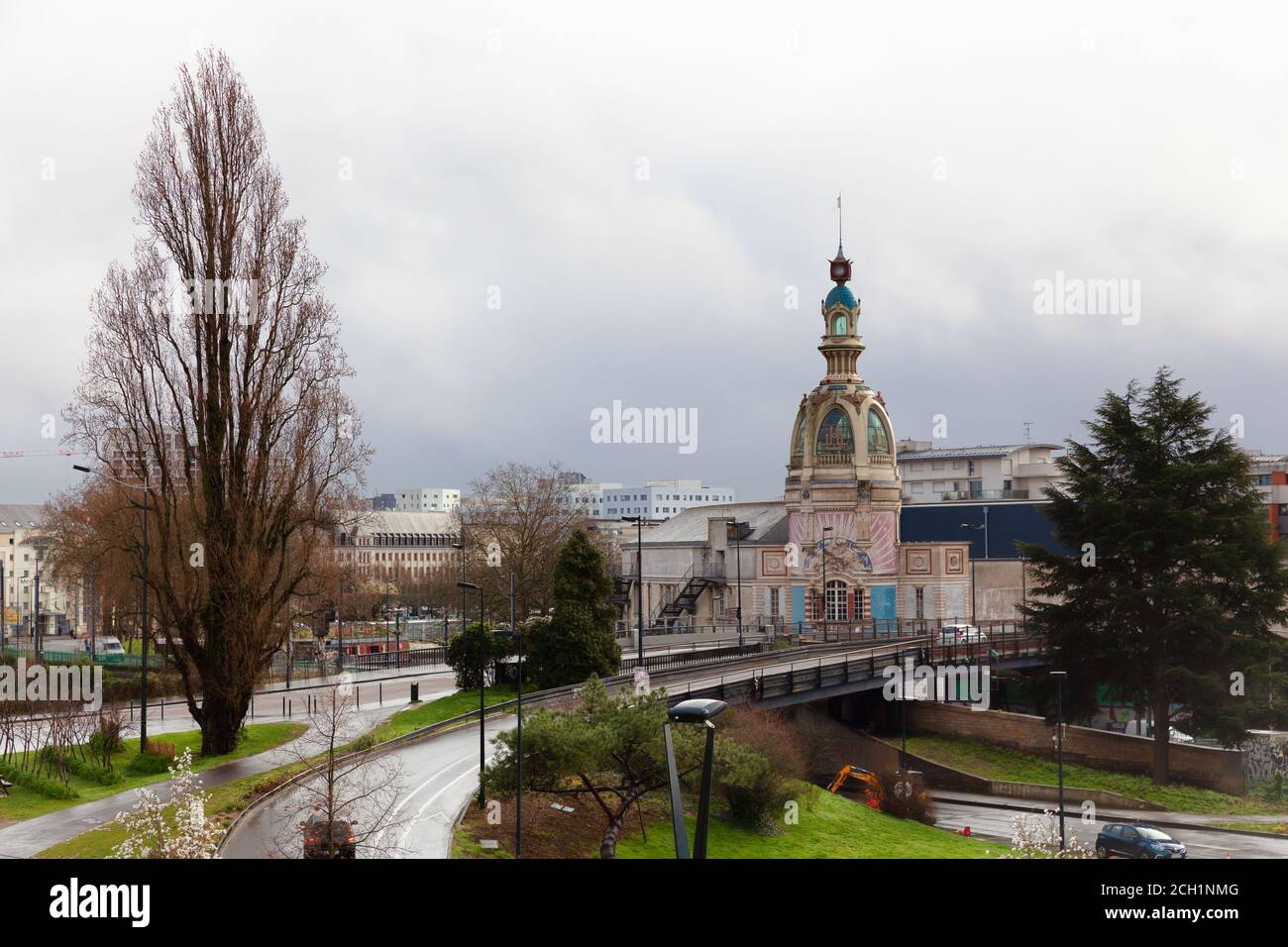 Nantes, France: 22 February 2020: Le Lieu unique Stock Photo