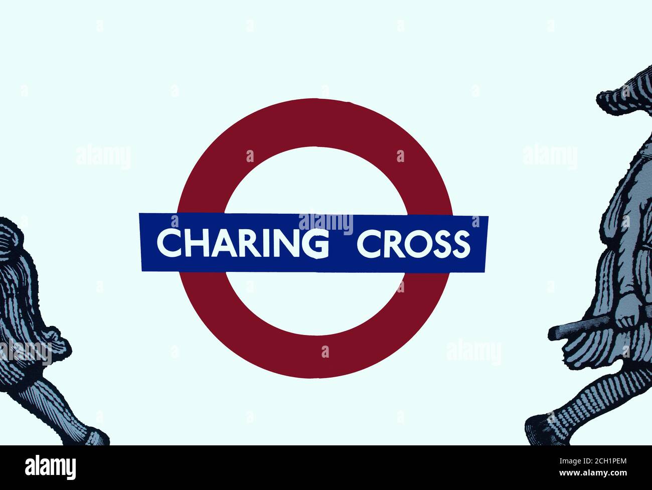Charing Cross underground logo Stock Photo Alamy