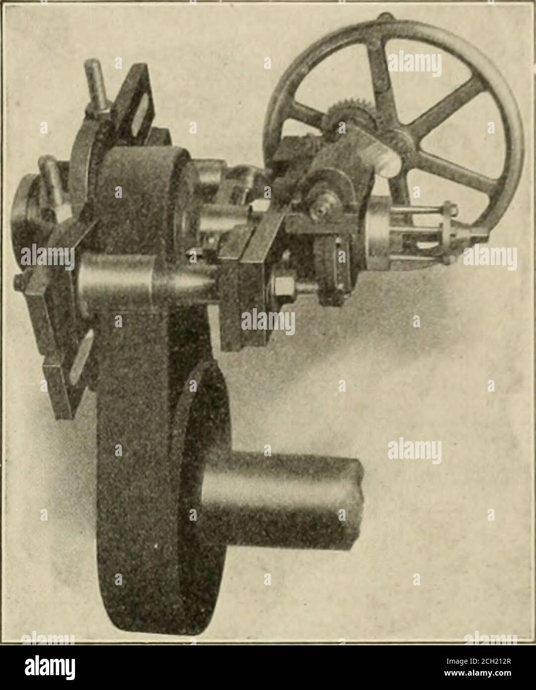 American engineer and railroad journal . tion was originally designed  forturning off the rivet head on crank pins, in order to removethem; it is,  however, adap of other work. Two bars