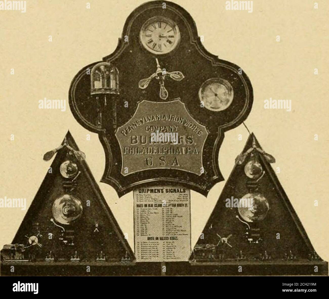 . The street railway review . ELEVATION (IF TUNNEL PORTAL. pulsating, almost animated, mass of machinery which fillsthe tasteful buildings. William Elkins, Jr., the presidentof the Pennsylvania Company, B. W. Grist, C. E., andEngineer S. Potis, of the West Chicago Street Railroadhave acquired more than passing distinction in the successof this great work. THE SIGNALING DEVICE. The signaling device shown in our engraving is placedin the Blue Island station and connects each block of theHalsted street and the Blue Island avenue lines with thepower house. At a convenient point in each block, and Stock Photo