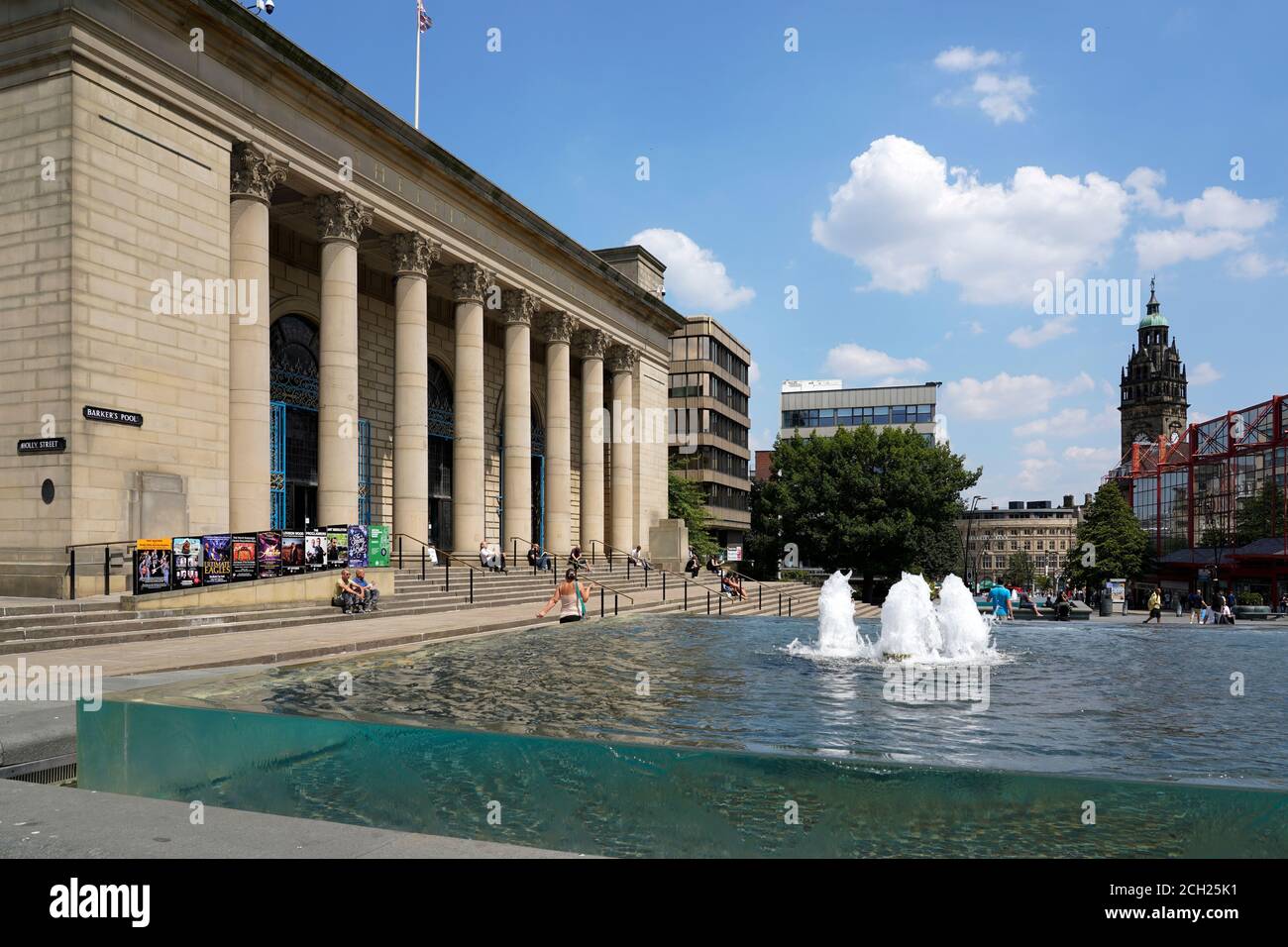 Sheffield city  hall South Yorkshire England UK Stock Photo