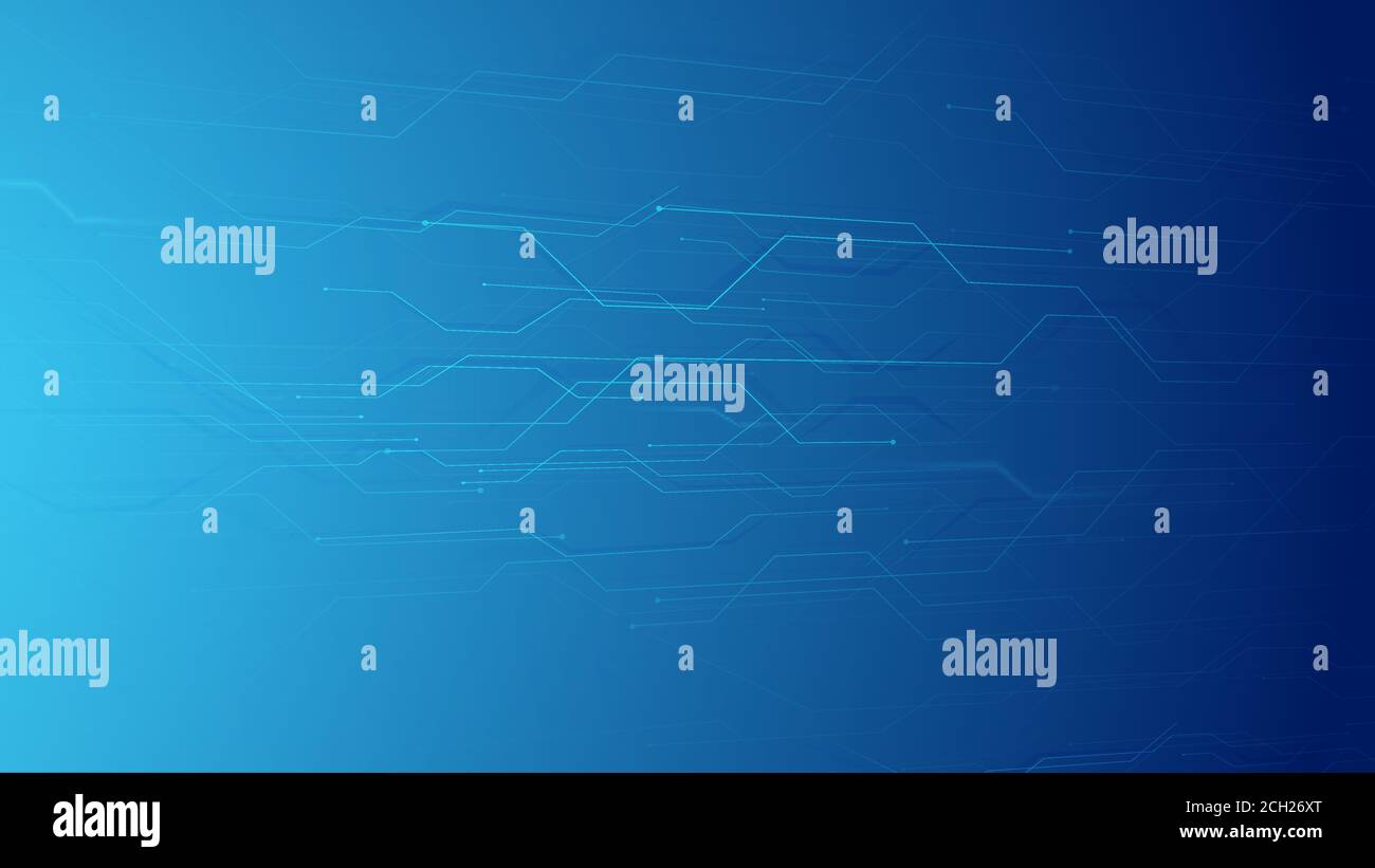 Abstract Futuristic Electronic Circuit Connection technology Background ...